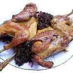 خوراک خروس شکم پر